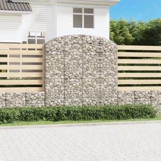 kaarekujuline gabioonkorv, 200x30x200/220 cm, raud