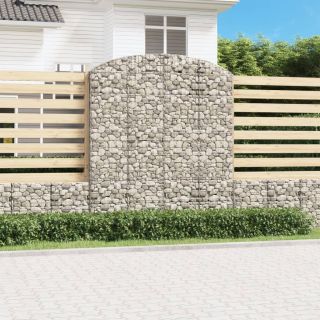 kaarekujuline gabioonkorv, 200x30x220/240 cm, tsingitud raud