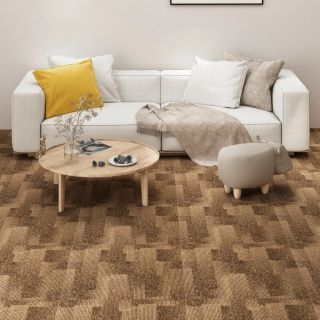 põrandavaiba plaadid 20 tk, 5 m², pruun