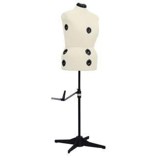 reguleeritav kleidimannekeen, naine, kreemjas, L, suurus 44-50