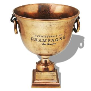 охладитель для шампанского, медный, коричневый
