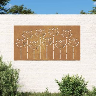 aia seinakaunistus, 105x55 cm, Corteni teras, lilledisain