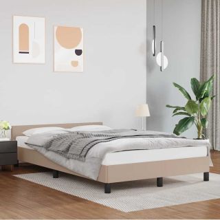 Каркас кровати с изголовьем без матраса Капучино 120x200 см