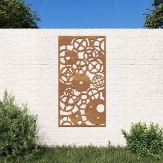 aia seinakaunistus, 105x55 cm, Corteni teras hammasratta disain