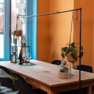 Декоративная рамка для стола Esschert Design с зажимами, черная