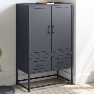 kõrge kapp, antratsiithall, 68x39x111,5 cm, teras