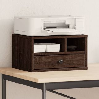 подставка для принтера, коричневый дуб 40x32x22,5 см искусственное дерево