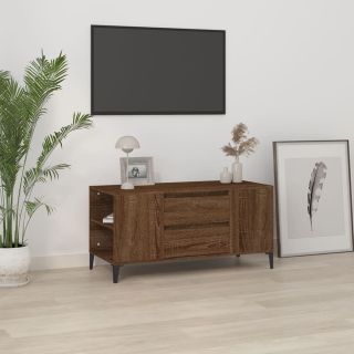 Тумба под телевизор, коричневый дуб, 102 x 44,5 x 50 см, искусственное дерево
