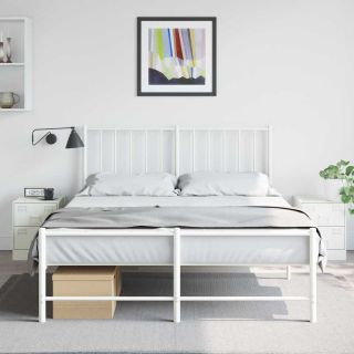 тумбочки прикроватные 2 шт., белые, 34,5 x 39 x 44 см, сталь