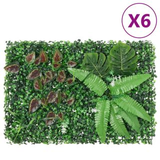  kunsttaimedega tara 6 tk, roheline, 40 x 60 cm