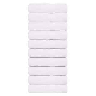 käterätikud 10 tk, valge, 50x100 cm, 360 gsm, 100% puuvill