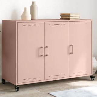 puhvetkapp, roosa, 100,5x39x72 cm, teras