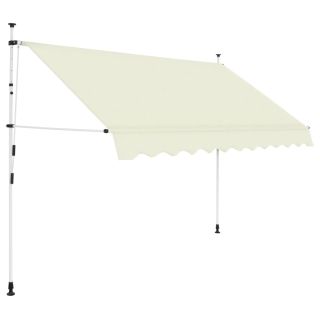 kokkupandav varikatus, 250 cm, kreemjas