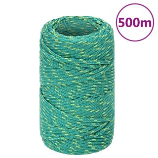 лодочный канат, зеленый, 2 мм, 500 мм, полипропилен