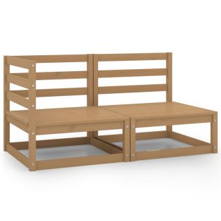 2-osaline aiamööblikomplekt, meekarva, männipuit