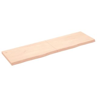 seinariiul, 180x50x(2-6) cm, töötlemata tammepuit