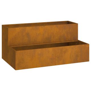 aiakauss 2-kihiline 100x60x45 cm Ilmastikukindel teras