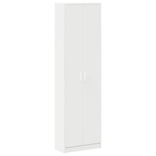 Kapp Valge 55x25x189 cm Puitlaastplaadist