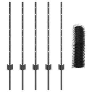 Aiapostid 5 tk U-kanal Hall 80 cm Teras