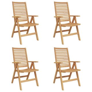 aiatoole kokkupandav 4 tk Solid Wood Tiikpuu,aiatoole 2 tk Solid Wood Tiikpuu
