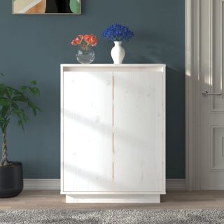 Тумба для обуви, белая, 60x35x80 см, сосна