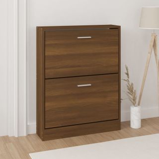 jalatsikapp, pruun tamm, 59 x 17 x 81 cm, tehispuit