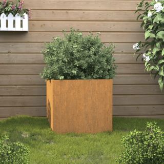 taimekast, 49x47x46 cm, Corten teras