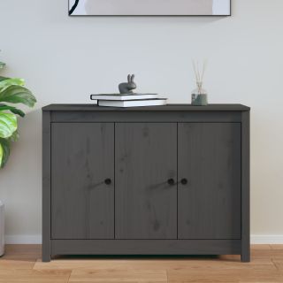 puhvetkapp, hall, 100x35x74 cm, täismännipuit