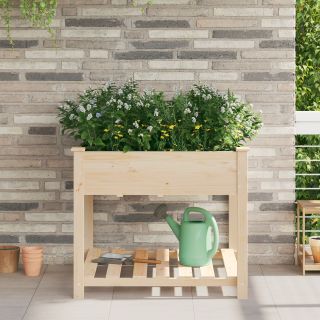 Aedade istmikuga riiul 90x90x76 cm Soodne puit