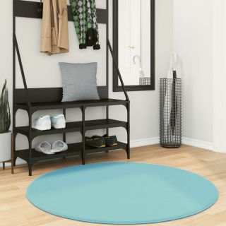 Vaip OVIEDO lühikese narmga roheline Ø 120 cm