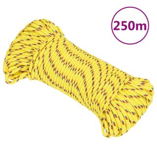 лодочный канат, желтый, 3 мм, 250 м, полипропилен