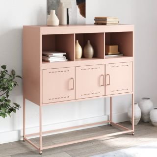 puhvetkapp, roosa, 100,5x39x107 cm, teras