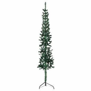 kitsas poolik kunstkuusk alusega, roheline, 120 cm