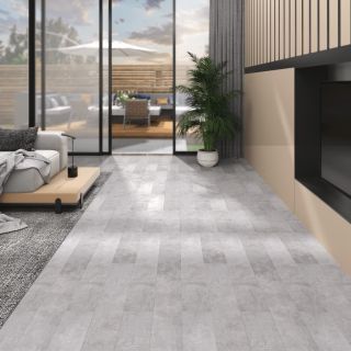 PVC-st põrandalauad 5,02 m², 2 mm, iseliimuv, maahall