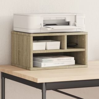 подставка для принтера, дуб Сонома 49x40x22,5 см искусственное дерево