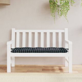 aiapingi istmepadi, must ruudumuster, 120 x 50 x 7 cm, kangas