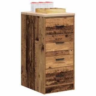 гаражный шкаф для хранения вещей, старое дерево 40x51x85 см, сосна