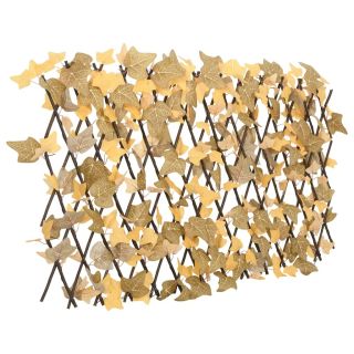 kunst vahtralehtedega pikendatav võre 5 tk, oranž, 180x60 cm