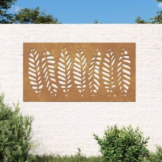 aia seinakaunistus, 105x55 cm, Corteni teras, lehedisain
