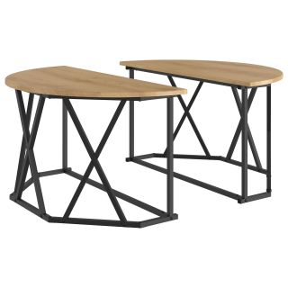 Kohvilaud Artisan Oak 31.5x31.5x16.5 tolli Valmistatud inseneripuidust