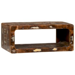 TV kapp mitmevärviline 60x30x25 cm tahke puit taastatud