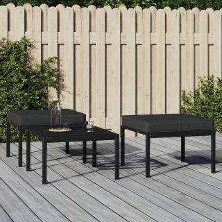 aia jalapingid hallide patjadega, 2 tk, 60x60x35 cm, teras