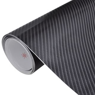 autokile 2 tk, 4D, must, 100 x 150 cm + 50 x 150 cm