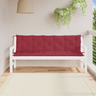 aiapingi istmepadjad 2 tk, veinipunane, 180x50x7 cm