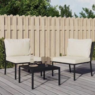 aiatoolid liivakarva patjadega, 2 tk, 60 x 74 x 79 cm, teras