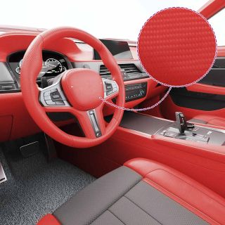 Автомобильная пленка 2 шт, 4D, красная, 100 x 150 см
