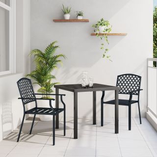 3-osaline Aia Söögikomplekt Anthracite teras