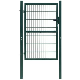 Садовая калитка 2D (одинарная) зеленая 106 x 210 см