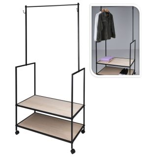 Вешалка для одежды H&amp;S Collection с 2 крючками, металлическая
