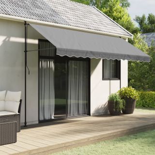 varikatuse asenduskangas, antratsiithall triibuline, 4 m